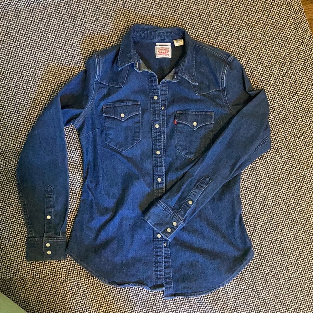 Levi’s Ultimate Western Denim Shirt Size S